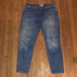 Blue Distressed Jeans - Forever 21